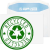 NATURE FIRST FSC - 100% Recycled + Logo Inside 90gsm White Gummed Wallet +£0.05